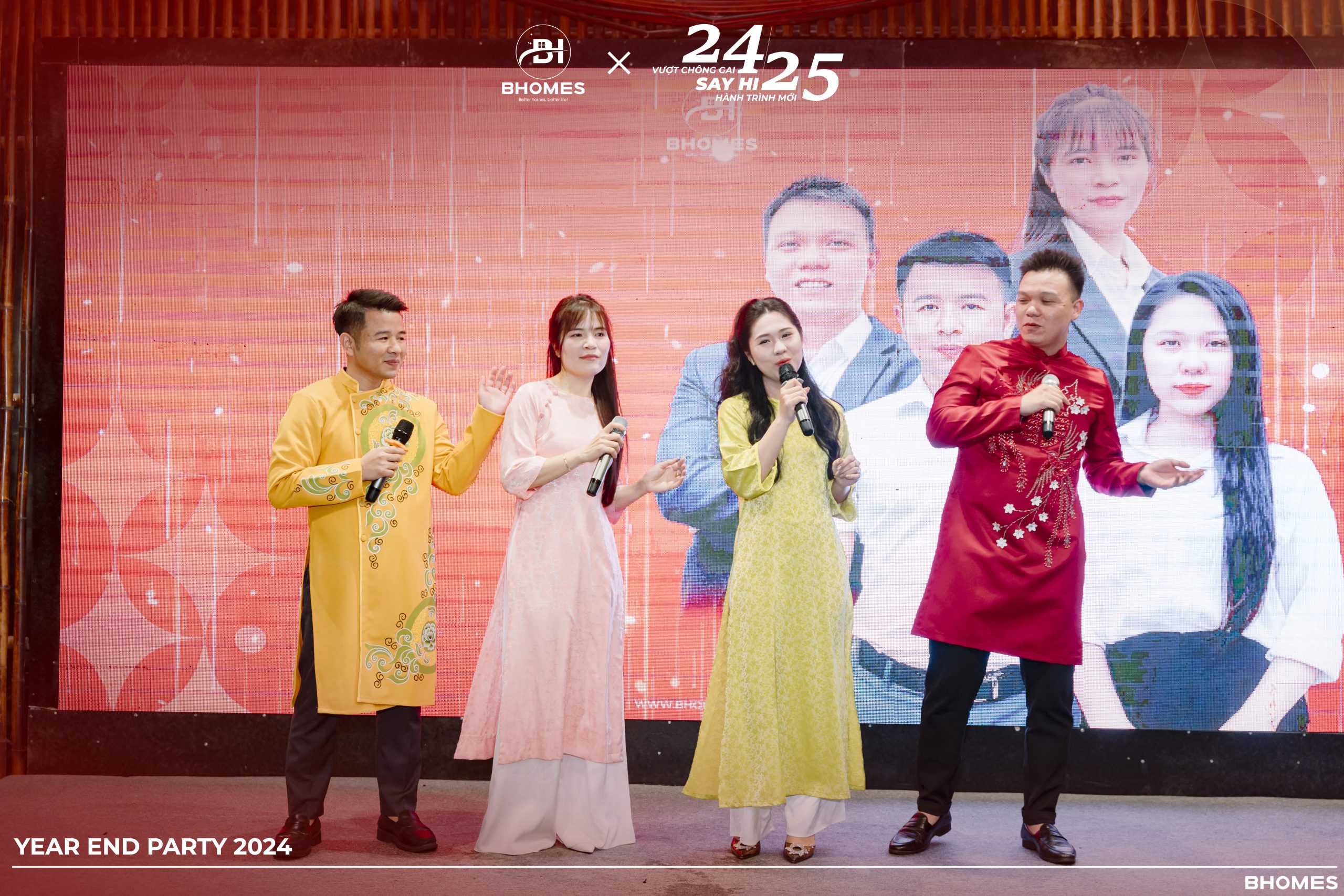 Tết đong đầy chi nhánh Bhomes Nghệ An