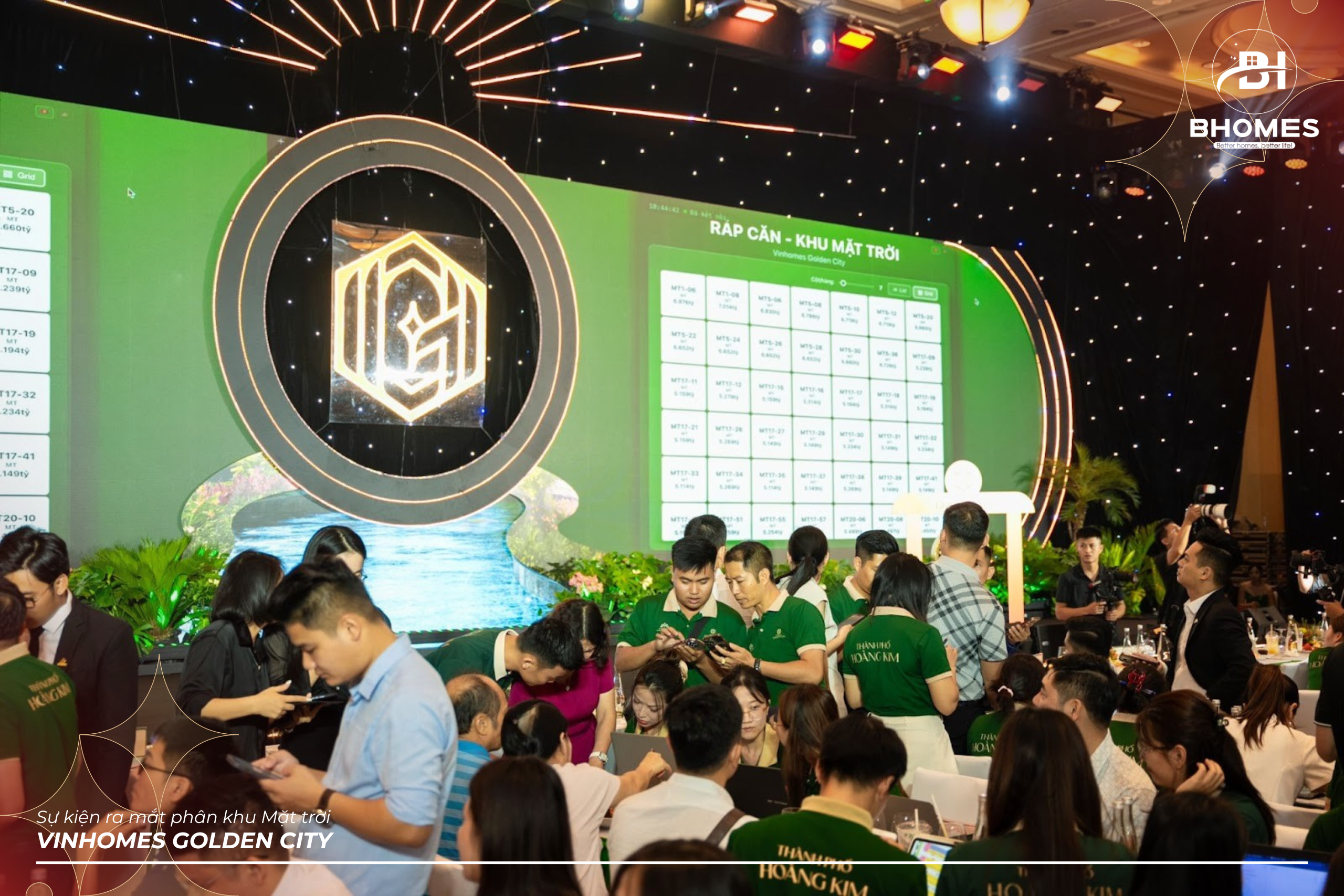 Sự kiện mở bán phân khu Mặt trời
